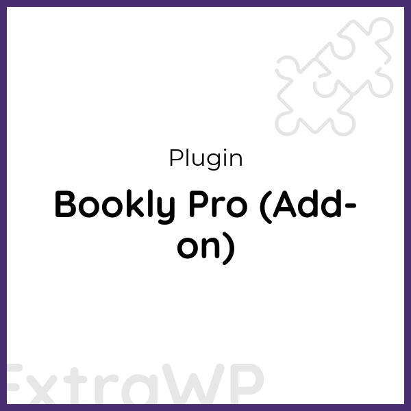 Bookly Pro (Add-on)