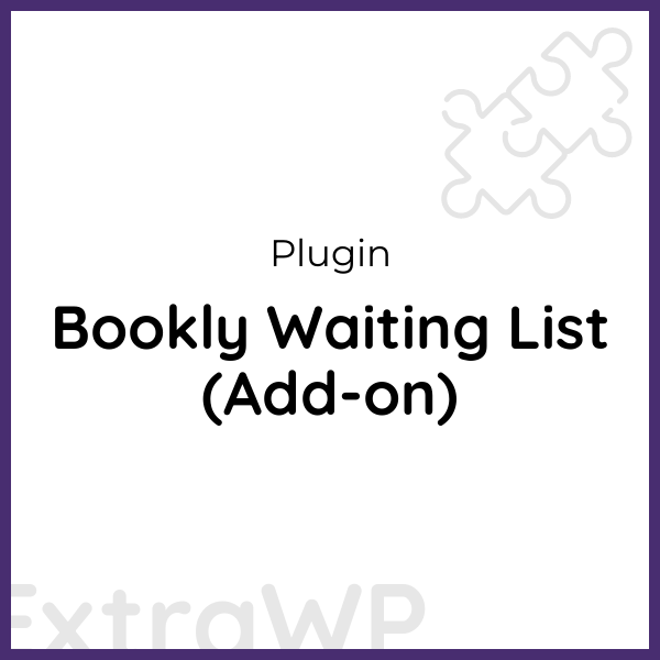 Bookly Waiting List (Add-on)