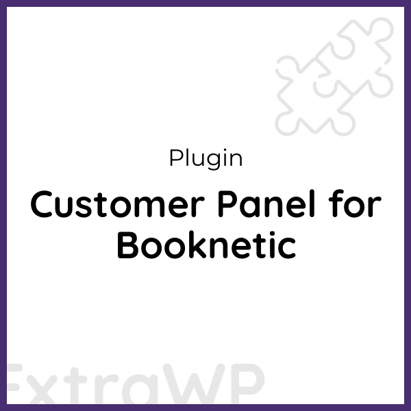 Customer Panel for Booknetic