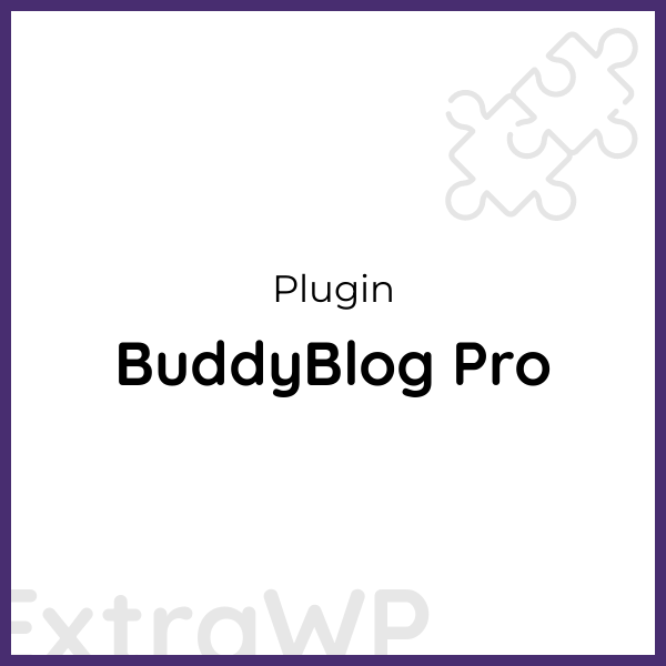 BuddyBlog Pro