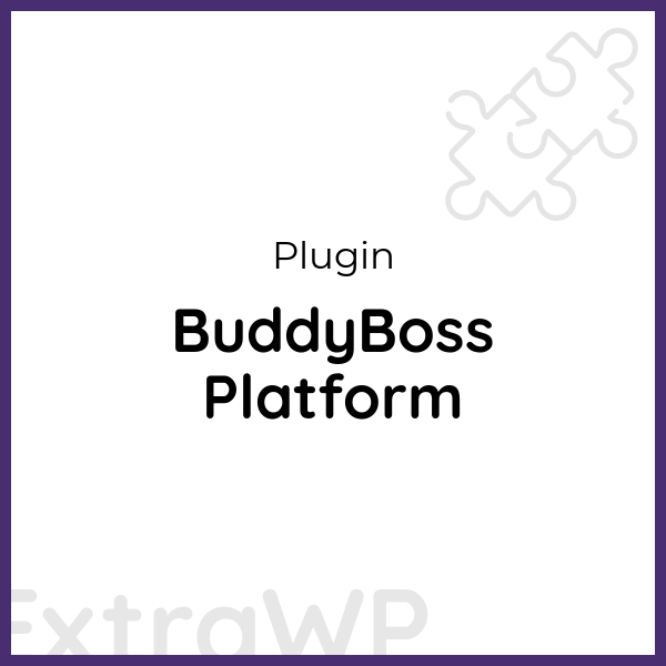 BuddyBoss Platform