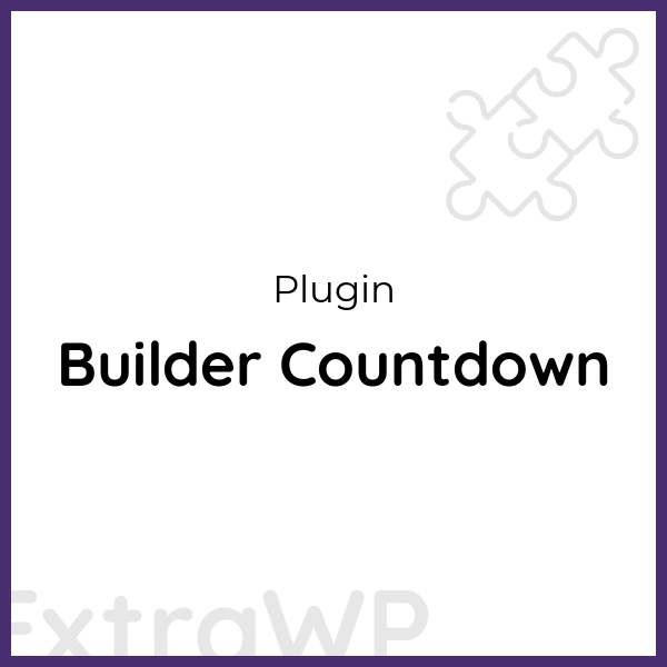 Builder Countdown