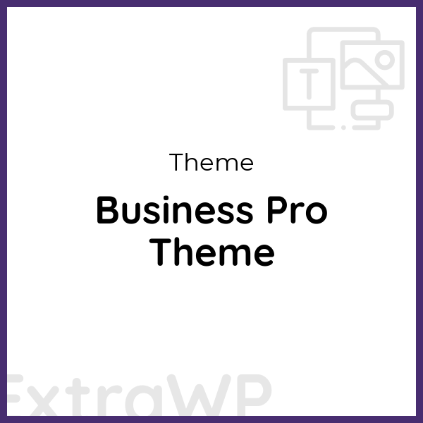 Business Pro Theme