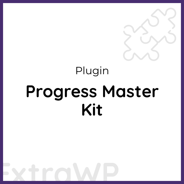 Progress Master Kit