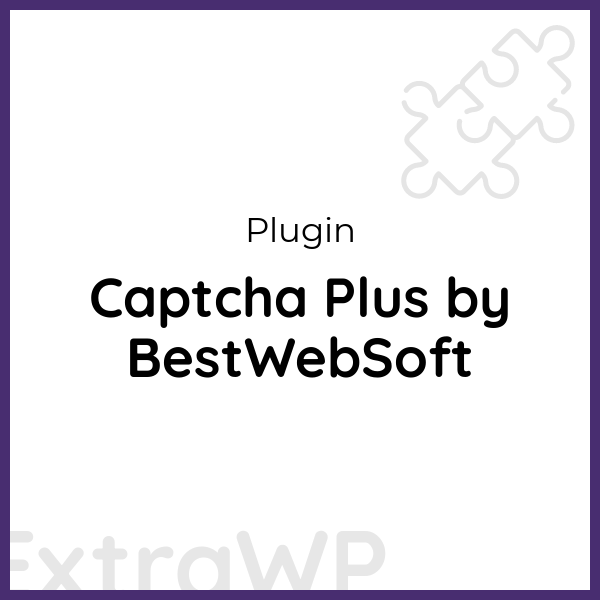 Captcha Plus by BestWebSoft