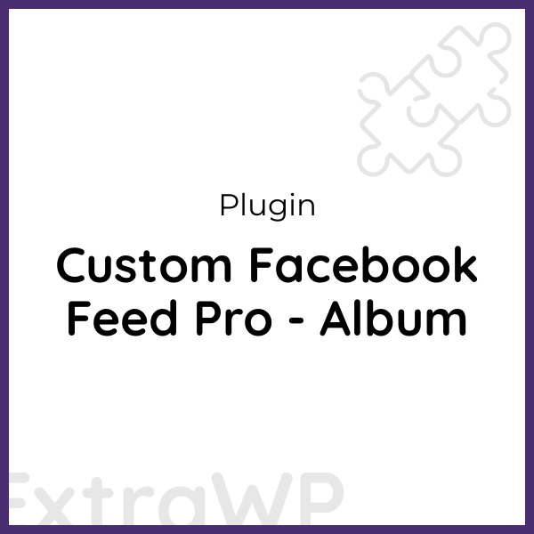 Custom Facebook Feed Pro - Album