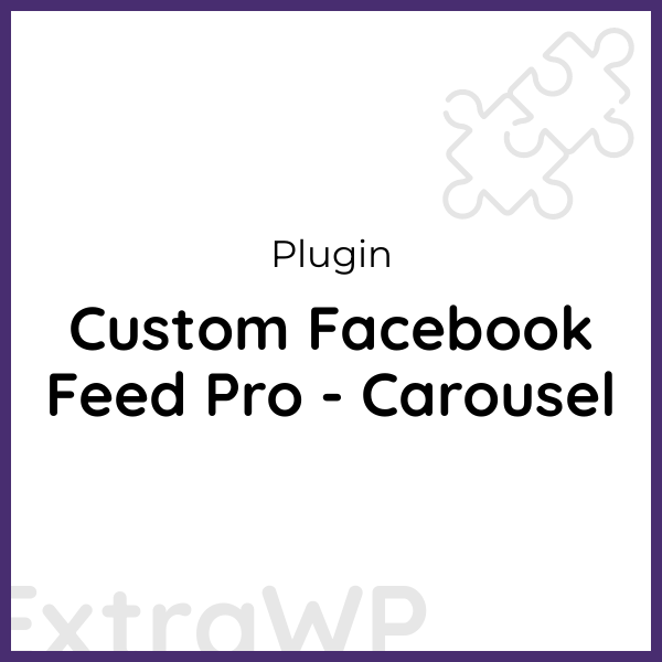 Custom Facebook Feed Pro - Carousel