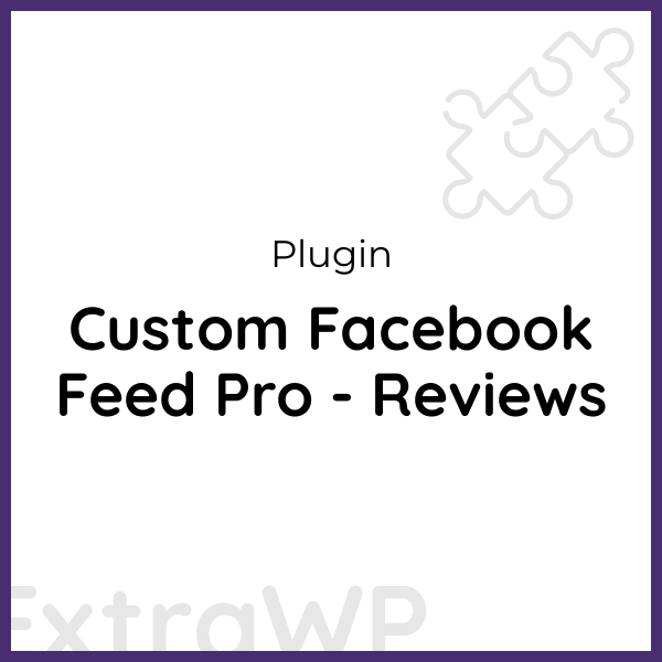 Custom Facebook Feed Pro - Reviews