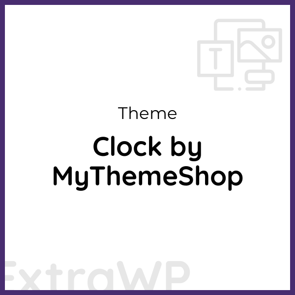 Clock by MyThemeShop