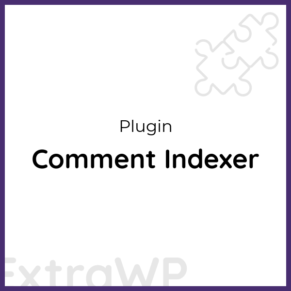 Comment Indexer