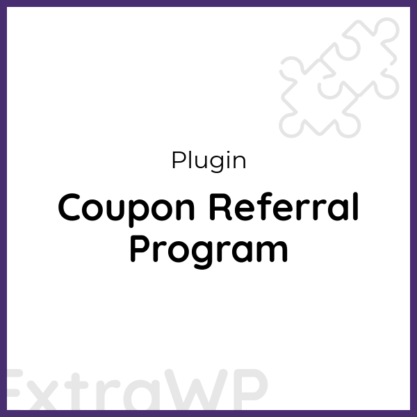 Coupon Referral Program