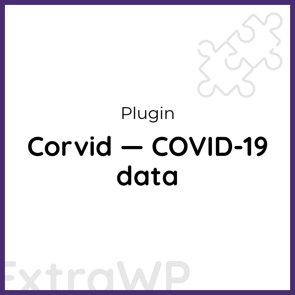 Corvid — COVID-19 data