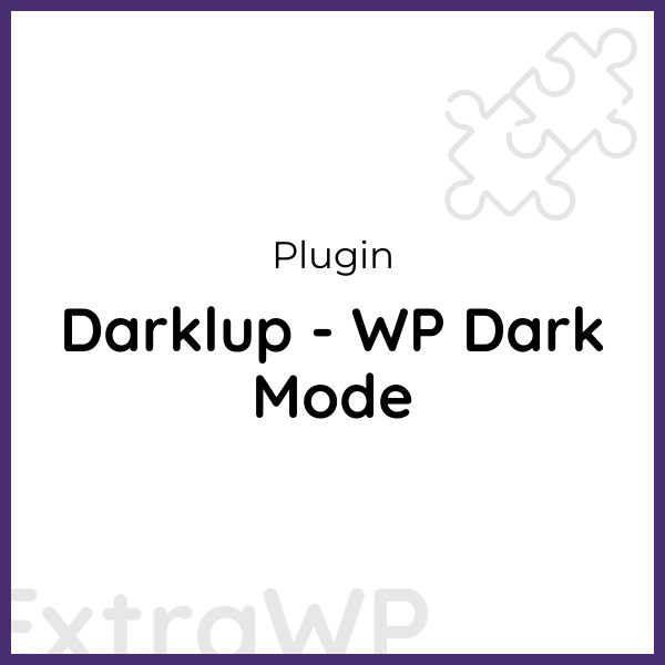 Darklup - WP Dark Mode