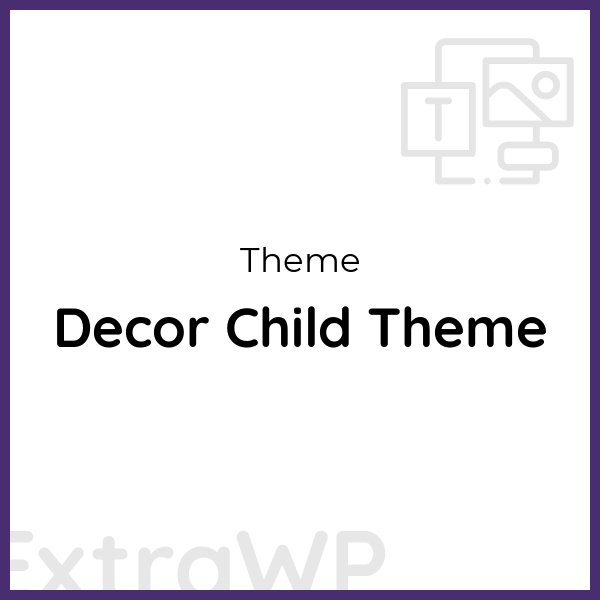 Decor Child Theme