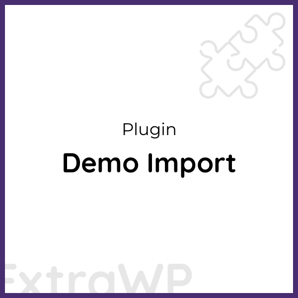 Demo Import