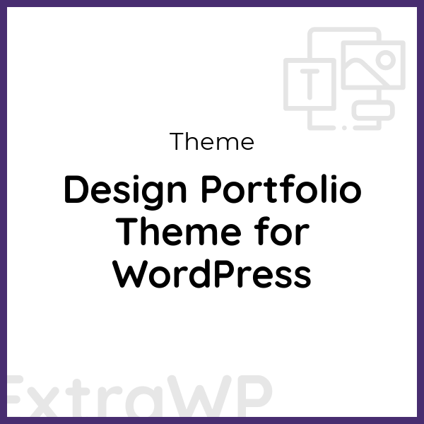 Design Portfolio Theme for WordPress