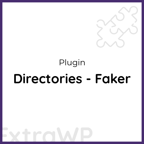 Directories - Faker