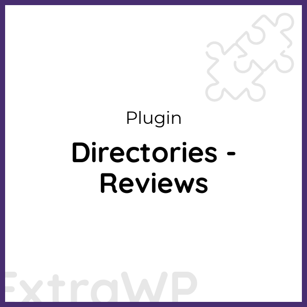 Directories - Reviews