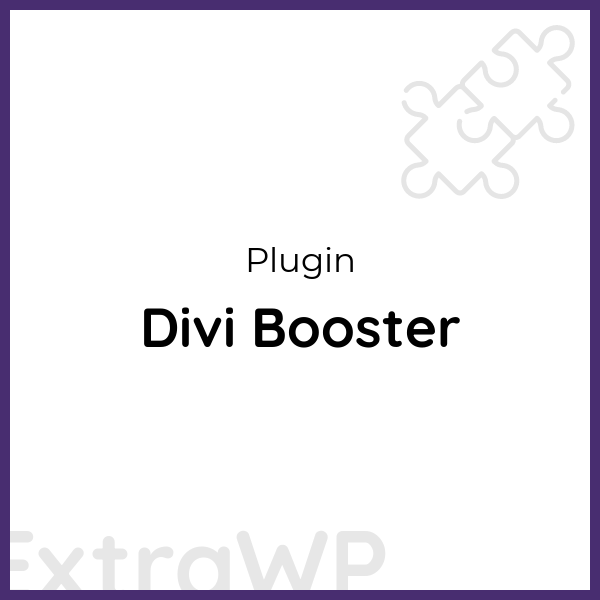 Divi Booster