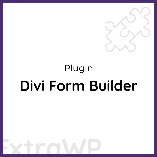 Divi Form Builder