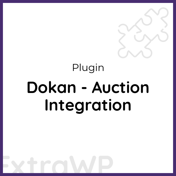 Dokan - Auction Integration