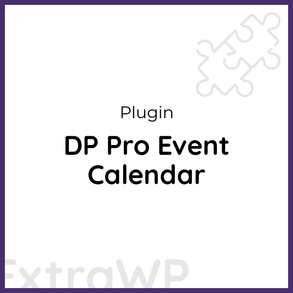 DP Pro Event Calendar