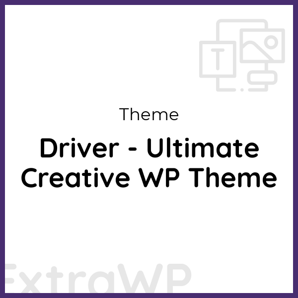 Driver - Ultimate Creative WP Theme