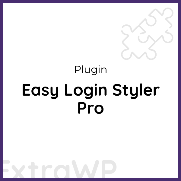 Easy Login Styler Pro