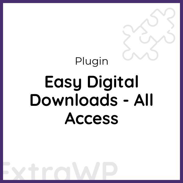 Easy Digital Downloads - All Access