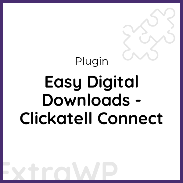 Easy Digital Downloads - Clickatell Connect