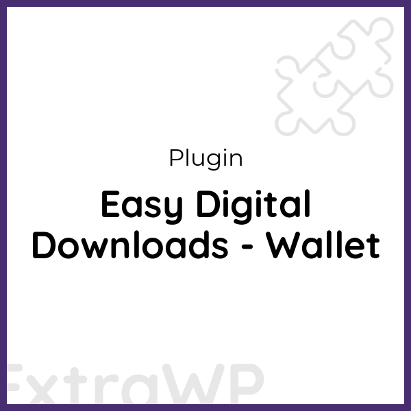 Easy Digital Downloads - Wallet