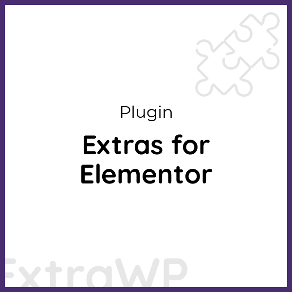 Extras for Elementor