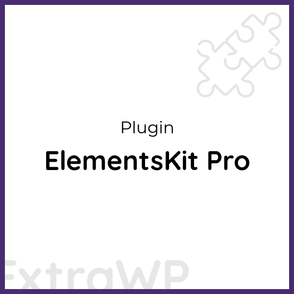 ElementsKit Pro