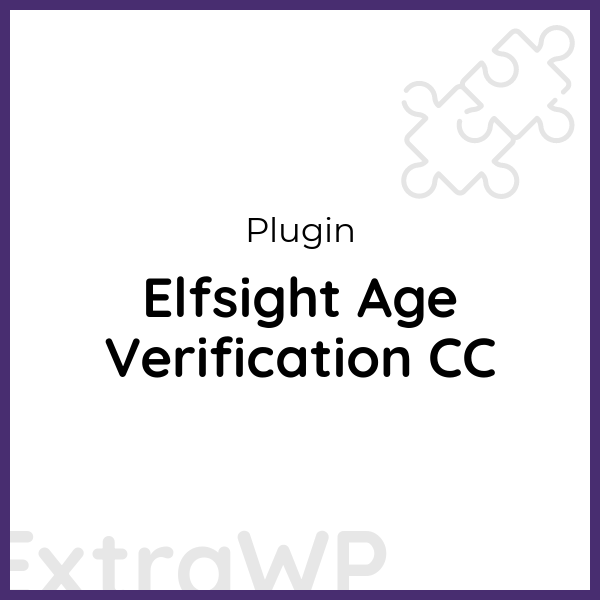 Elfsight Age Verification CC