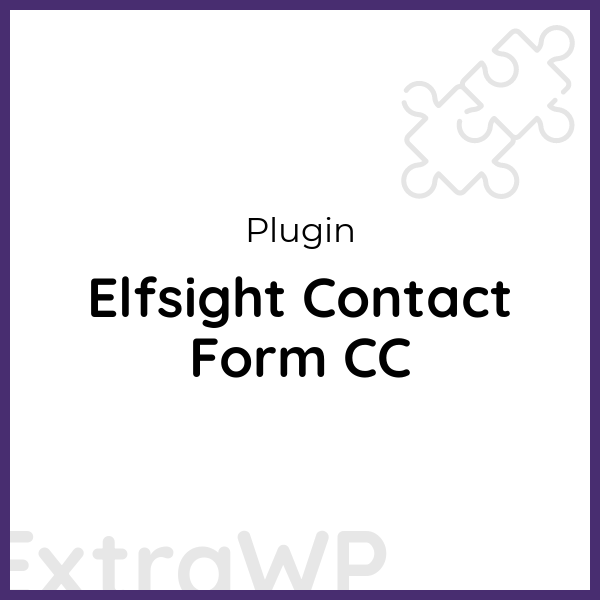 Elfsight Contact Form CC