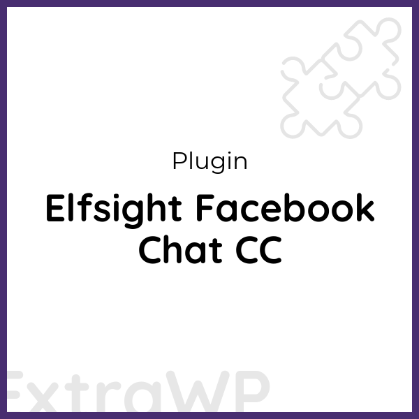 Elfsight Facebook Chat CC Elfsight Facebook Chat CC