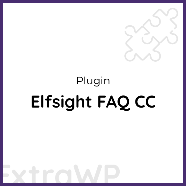 Elfsight FAQ CC