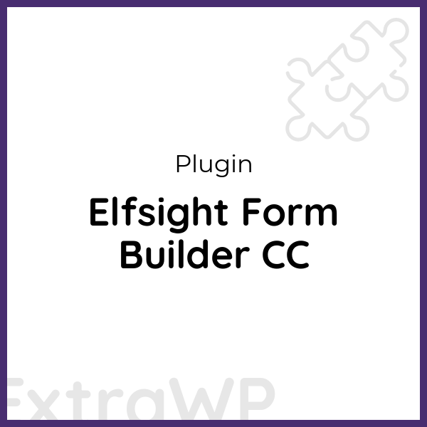 Elfsight Form Builder CC