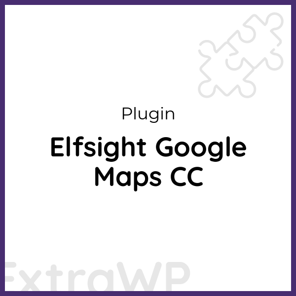 Elfsight Google Maps CC