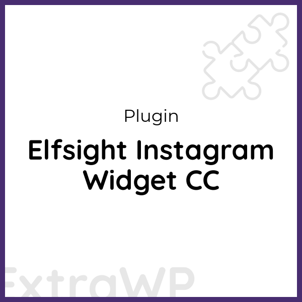 Elfsight Instagram Widget CC