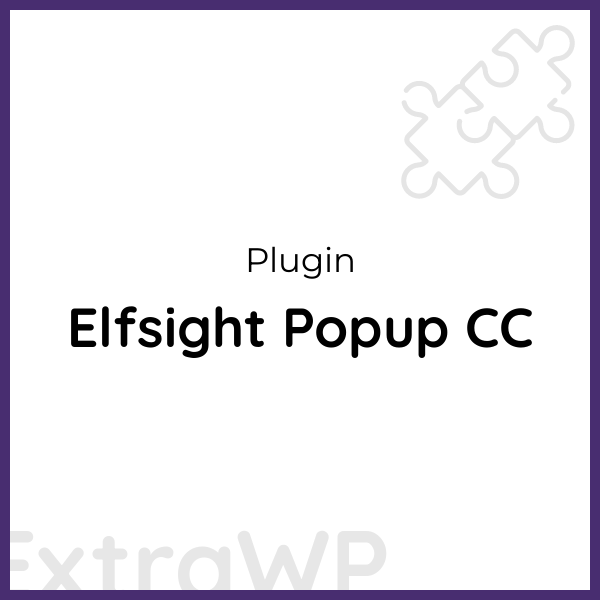 Elfsight Popup CC Elfsight Popup CC
