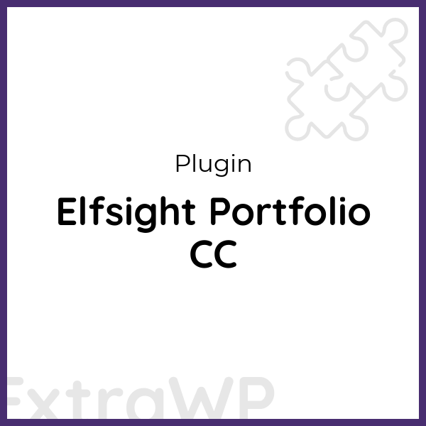 Elfsight Portfolio CC