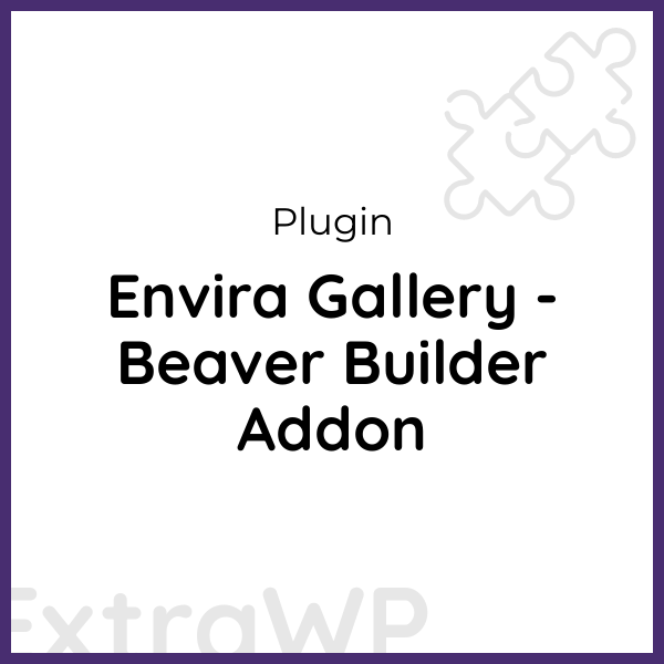 Envira Gallery - Beaver Builder Addon