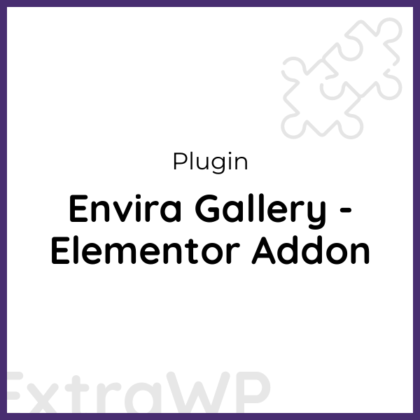 Envira Gallery - Elementor Addon