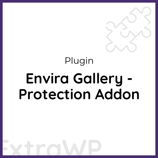 Envira Gallery - Protection Addon