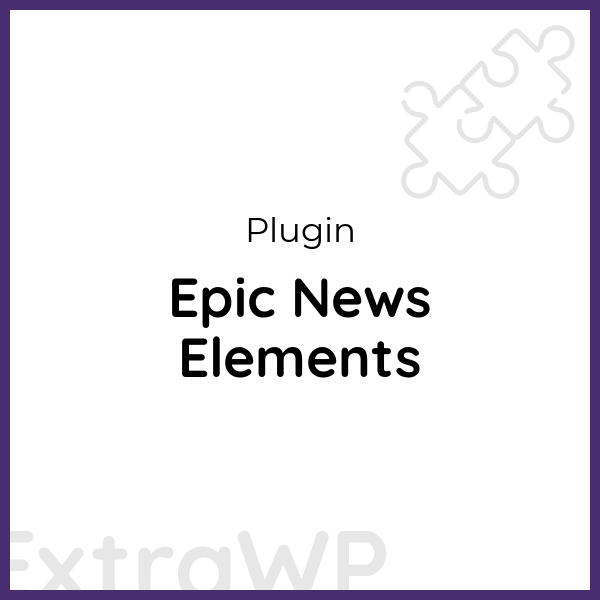 Epic News Elements
