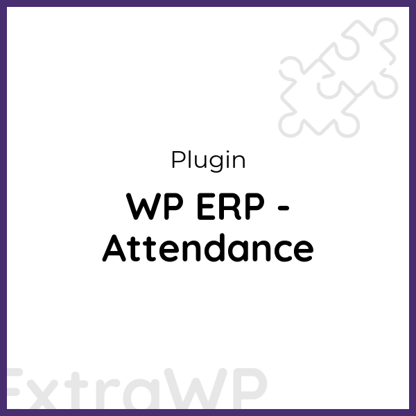 WP ERP - Attendance