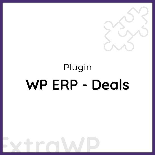 WP ERP - Deals