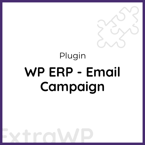 WP ERP - Email Campaign