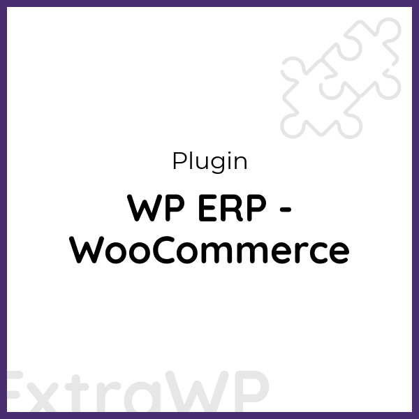 WP ERP - WooCommerce